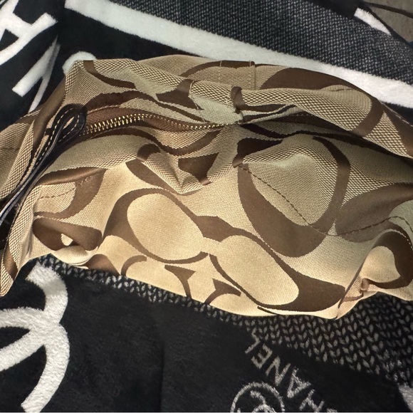 Coach Brown Signature Canvas Bag - Picture 9 of 13